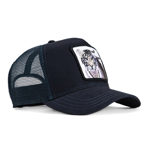 Goorin Bros The White Tiger Adjustable Trucker Hat - Navy