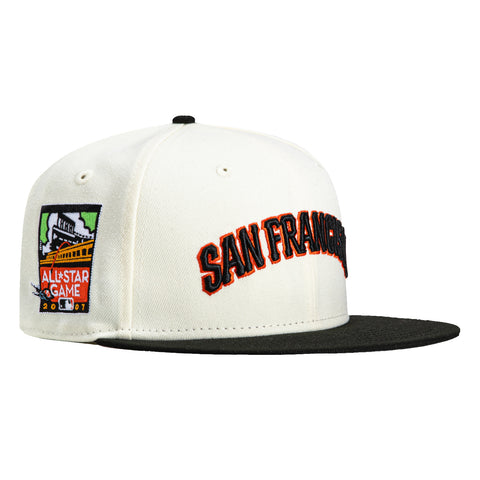 New Era 59Fifty San Francisco Giants 2007 All Star Game Patch Hat - White, Black