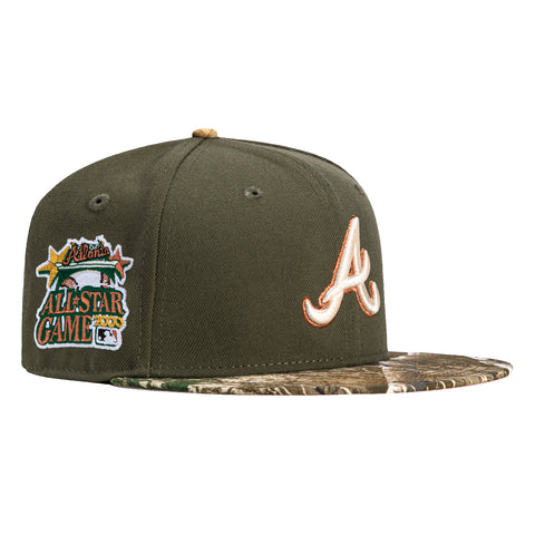 New Era 59Fifty Atlanta Braves 2000 All Star Game Patch Hat - Olive, Realtree