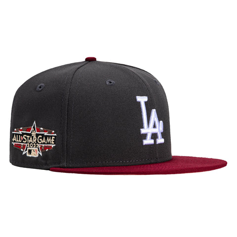 New Era 59Fifty Los Angeles Dodgers 2022 All Star Game Patch Hat - Graphite, Cardinal