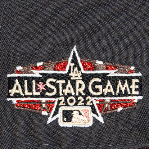 New Era 59Fifty Los Angeles Dodgers 2022 All Star Game Patch Hat - Graphite, Cardinal