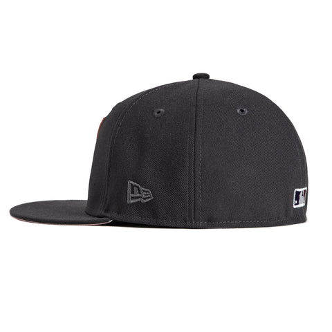 New Era 59Fifty Arizona Diamondbacks 25th Anniversary Patch Upside Down Flag Hat - Graphite, Purple, Infrared