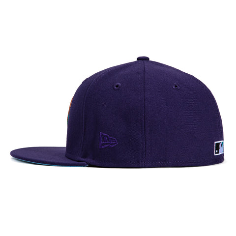 New Era 59Fifty Arizona Diamondbacks Inaugural Patch D Hat - Purple, Black, Metallic Copper