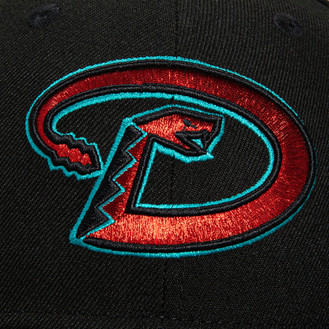 New Era 59Fifty Arizona Diamondbacks Chase Field Patch D Hat - Black, Red, Teal