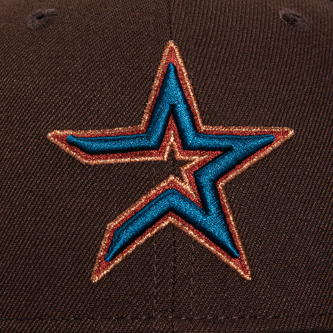 New Era 59Fifty Houston Astros 50th Anniversary Patch Hat - Brown, Graphite