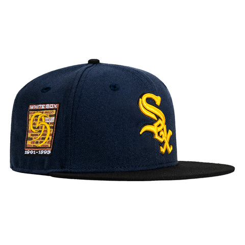 New Era 59Fifty Chicago White Sox 95th Anniversary Patch Hat - Navy, Black, Gold