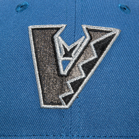 New Era 59Fifty Arizona Diamondbacks Inaugural Patch Upside Down Hat - Indigo, Black, Metallic Silver