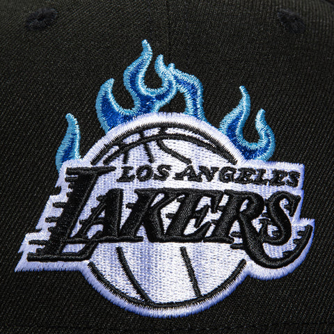 New Era 59Fifty Fire Pack Los Angeles Lakers 310 Patch Hat - Black