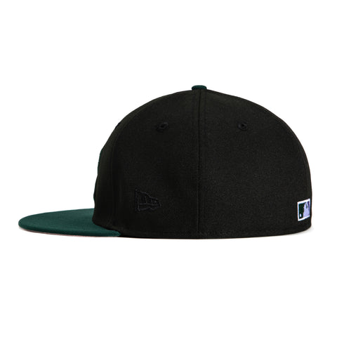 New Era 59Fifty Colorado Rockies 10th Anniversary Patch Brick Mountain Hat - Black, Green