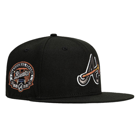 New Era 59Fifty Atlanta Braves 2017 Inaugural Patch Alternate Hat - Black, Ivory, Metallic Copper