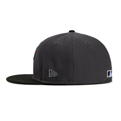 New Era 59Fifty Arizona Diamondbacks 1998 Word Gradient Hat - Graphite, Black