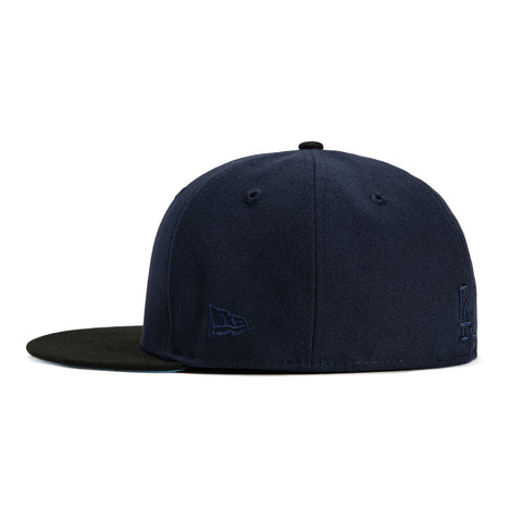 New Era 59Fifty Fire Pack Los Angeles Dodgers 40th Anniversary Stadium Patch Hat - Navy, Black