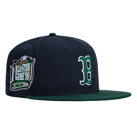 New Era 59Fifty Boston Red Sox 1999 All Star Game Patch Hat - Navy, Green