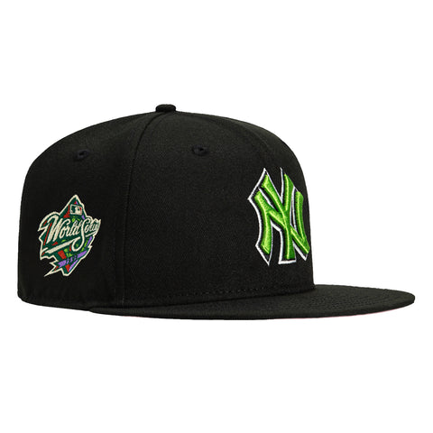 New Era 59Fifty New York Yankees 1999 World Series Patch Hat - Black, Green