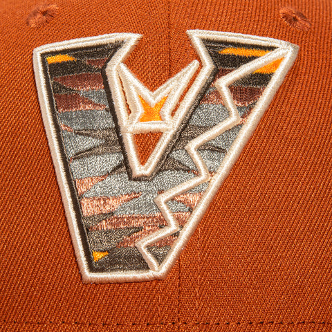 New Era 59Fifty Campfire Arizona Diamondbacks 25th Anniversary Patch Upside Down Hat - Burnt Orange