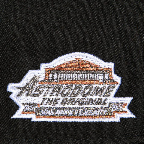 New Era 59Fifty Houston Astros 30th Anniversary Stadium Patch Hat - Black, Ivory, Metallic Copper