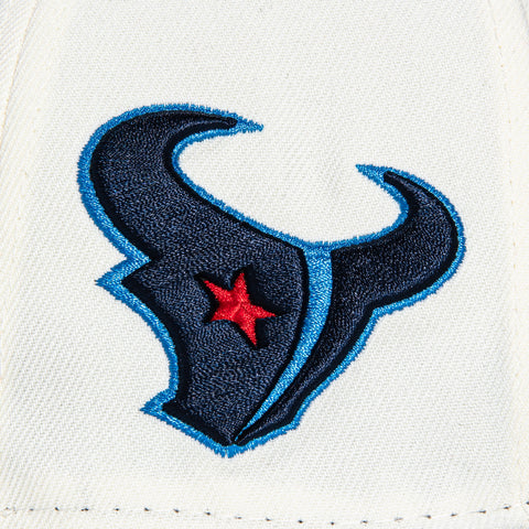 New Era 59Fifty Houston Texans Logo Patch H Hat - White, Navy