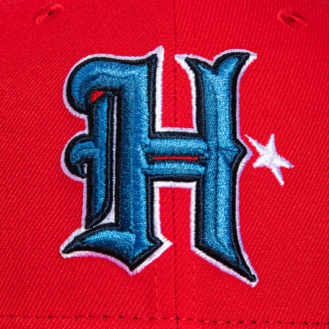 New Era 59Fifty Houston Texans Logo Patch H Hat - Red