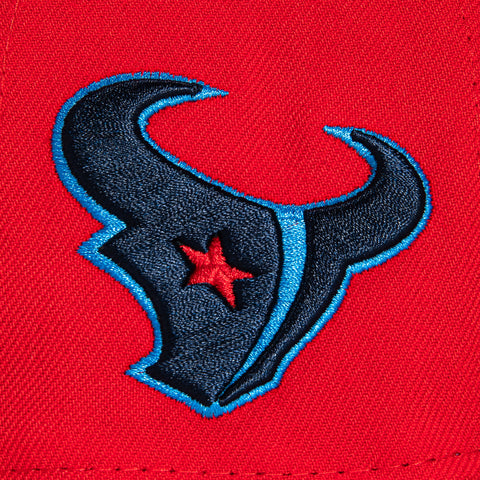 New Era 59Fifty Houston Texans Logo Patch H Hat - Red