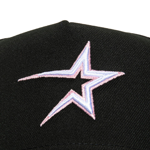 New Era 9Forty A-frame Cookies and Cream Houston Astros 10th Anniversary Stadium Patch Hat - Black