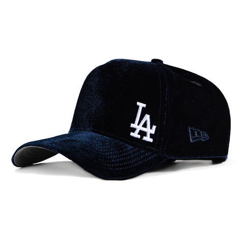 New Era 9Forty A-Frame Velvet Flawless Los Angeles Dodgers Snapback Hat - Navy