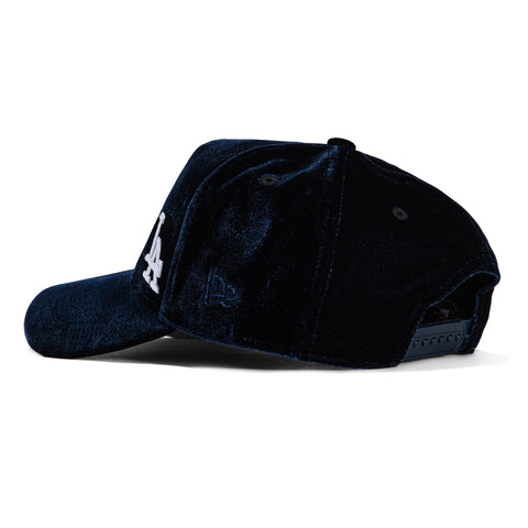 New Era 9Forty A-Frame Velvet Flawless Los Angeles Dodgers Snapback Hat - Navy