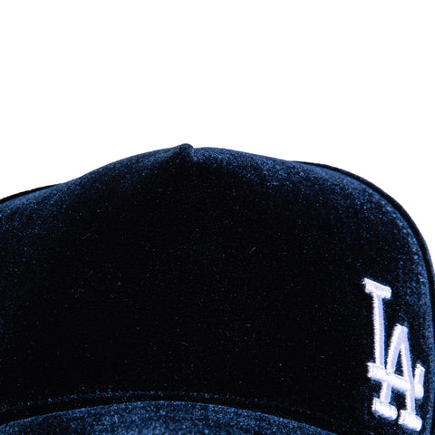 New Era 9Forty A-Frame Velvet Flawless Los Angeles Dodgers Snapback Hat - Navy