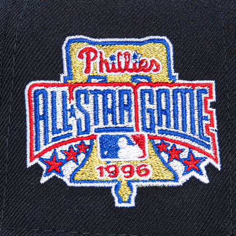 New Era 59Fifty Denim Pack Philadelphia Phillies 1996 All Star Game Patch Hat - Navy, Denim Cardinal