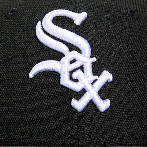 New Era 59Fifty Denim Pack Chicago White Sox 95th Anniversary Patch Hat - Black, Denim Graphite