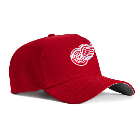 New Era 9Forty A-Frame Detroit Red Wings Snapback OTC Hat - Red