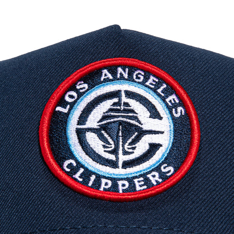 New Era 9Forty A-Frame Los Angeles Clippers Snapback Hat - Navy