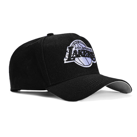 New Era 9Forty A-Frame Los Angeles Lakers Snapback Hat - Black, White