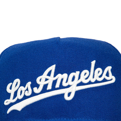 47 Brand Hitch Los Angeles Dodgers 1988 World Series Patch Snapback Script Hat - Royal