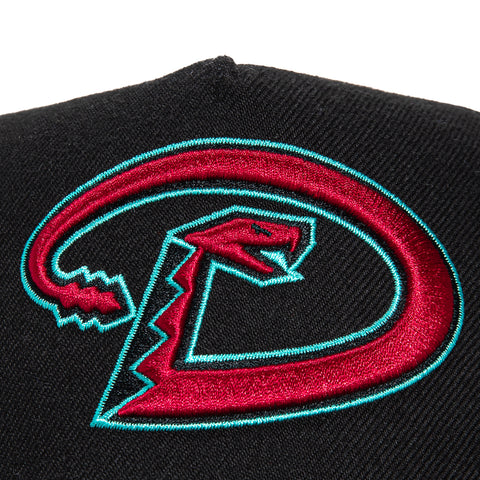 47 Brand Arizona Diamondbacks 25th Anniversary Patch MVP Snapback Hat - Black