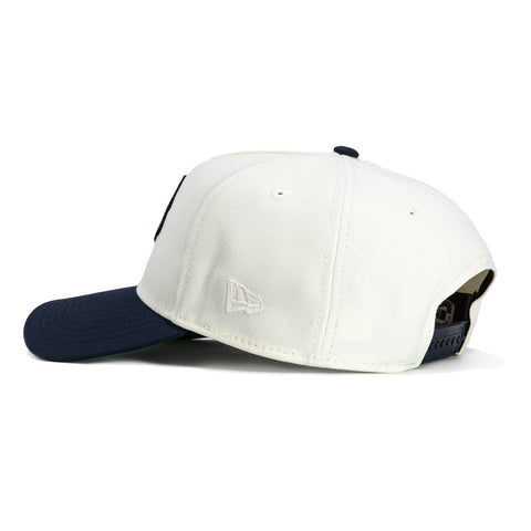 New Era 9Forty A-Frame Atlanta Braves 1995 World Series Patch Alternate Snapback Hat - White, Navy