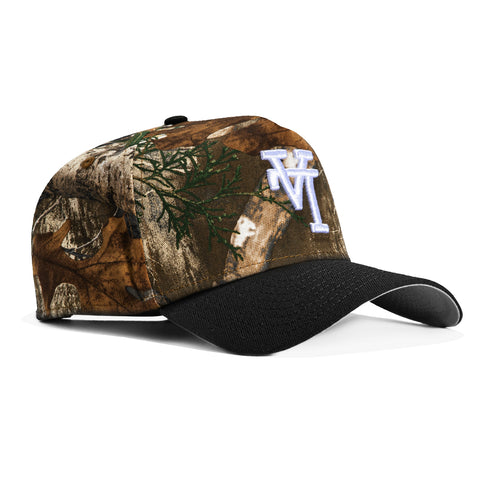 New Era 9Forty A-Frame Los Angeles Dodgers Snapback Upside Down Hat - Realtree, Black