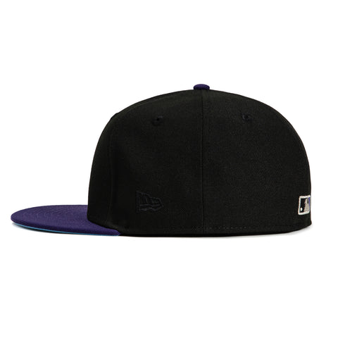 New Era 59Fifty Colorado Rockies 17 Todd Helton HOF Patch Hat - Black, Purple