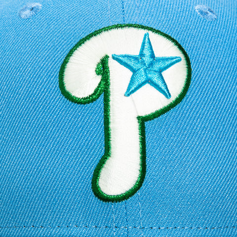 New Era 59Fifty Philadelphia Phillies 1996 All Star Game Patch Alternate Hat - Light Blue, Green