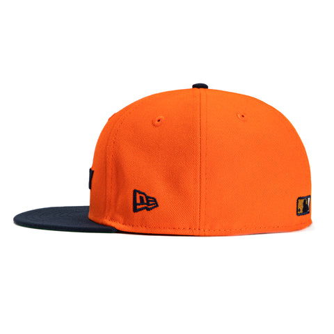 New Era 59Fifty Houston Astros 2022 World Series Champions Patch Space City Hat - Orange, Navy