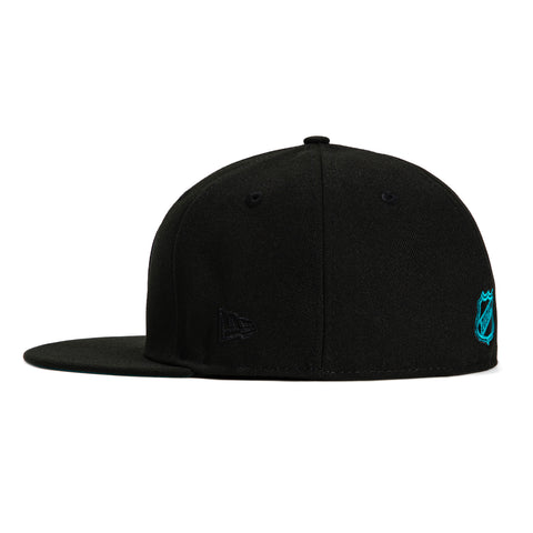 New Era 59Fifty San Jose Sharks Alternate Teal UV Hat - Black