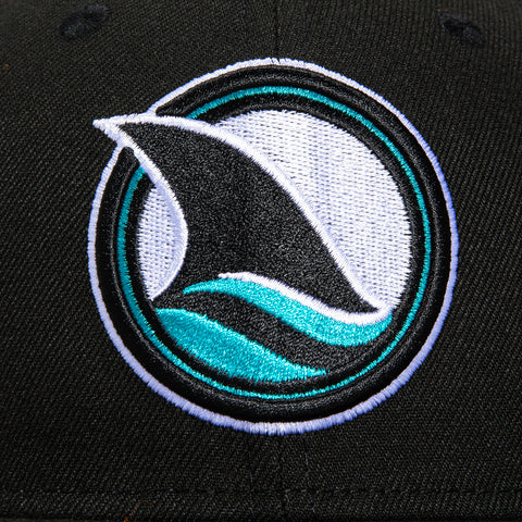 New Era 59Fifty San Jose Sharks Alternate Teal UV Hat - Black