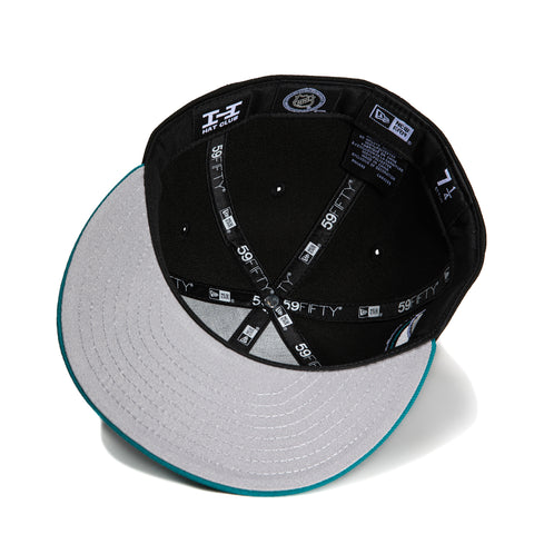 New Era 59Fifty San Jose Sharks Logo Patch Hat - Black, Teal