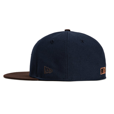 New Era 59Fifty Houston Astros 20th Anniversary Stadium Patch Hat - Navy, Brown