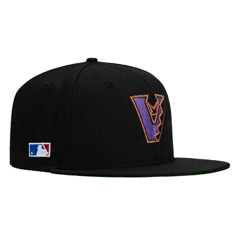 New Era 59Fifty Arizona Diamondbacks Batterman Patch Upside Down Hat - Black, Purple, Metallic Copper