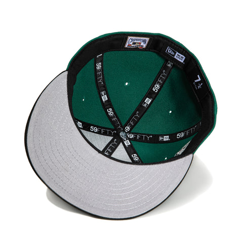 New Era 59Fifty Los Angeles Dodgers 60th Anniversary Patch Upside Down Hat - Green, Black, White