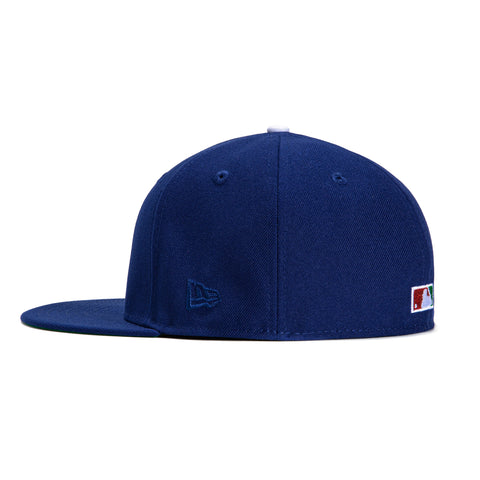 New Era 59Fifty Los Angeles Dodgers Centennial Patch Upside Down Hat - Royal