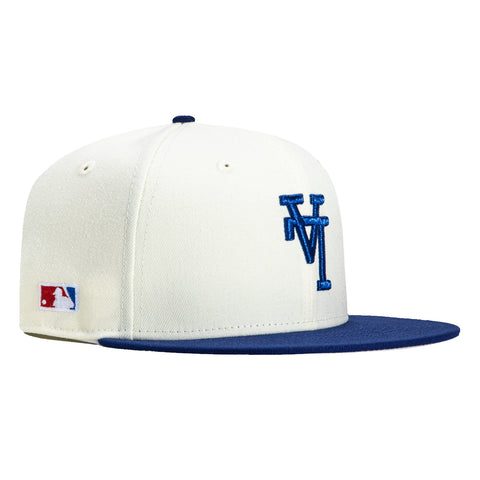 New Era 59Fifty Los Angeles Dodgers Upside Down Hat - White, Royal