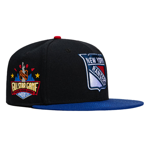 Mitchell & Ness New York Rangers 1994 All Star Game Patch Hat - Black, Royal