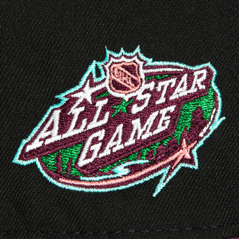 New Era 59Fifty Winter Forest Minnesota Wild 2004 All Star Game Patch Hat - Black, Maroon