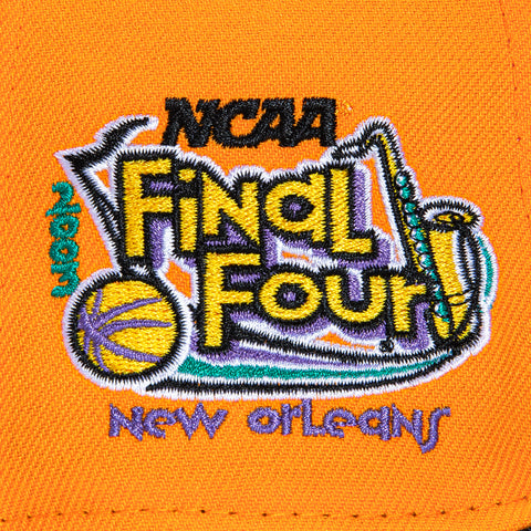 New Era 59Fifty Syracuse Orange 2003 Final Four Patch Hat - Orange, Navy